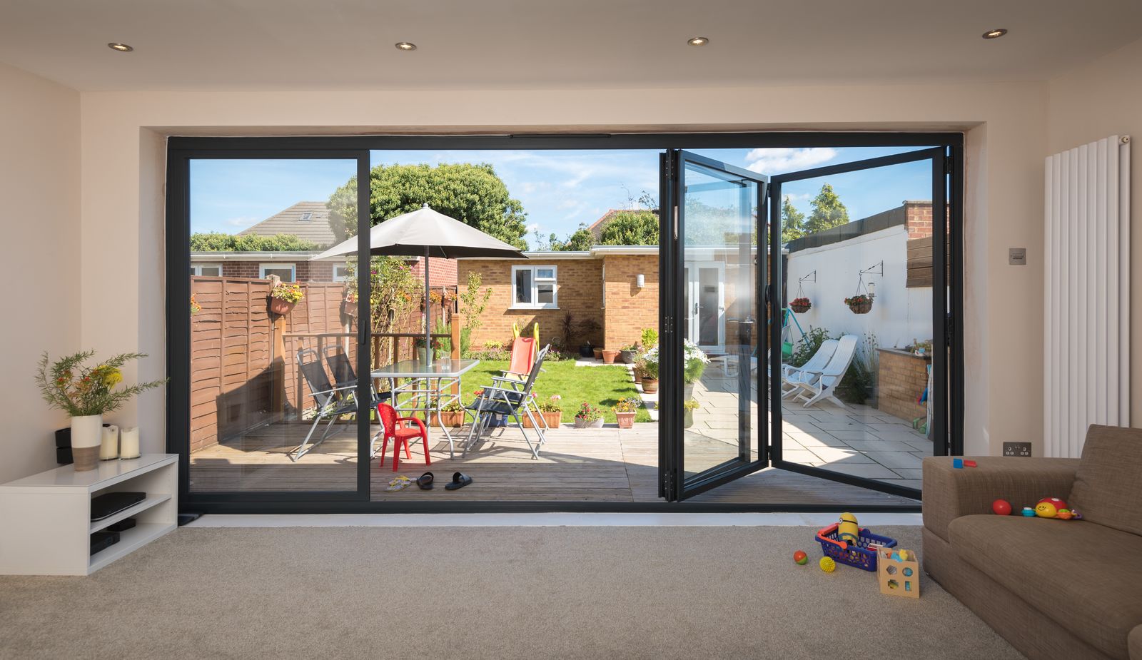 Grey Bifold Doors prices Richmond